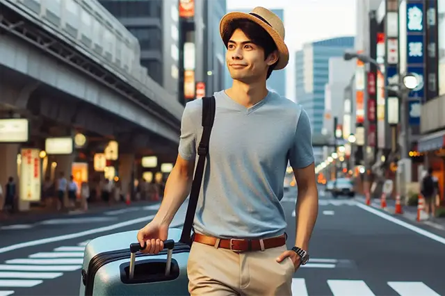 磁気ネックレスおすすめシチュエーション／旅行や出張で移動が多いとき